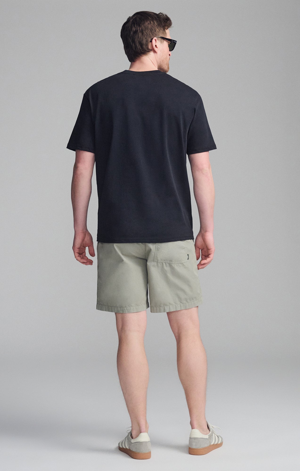 SHORT SLEEVE CREW NECK T-SHIRT IN BLACK - Mavi Jeans