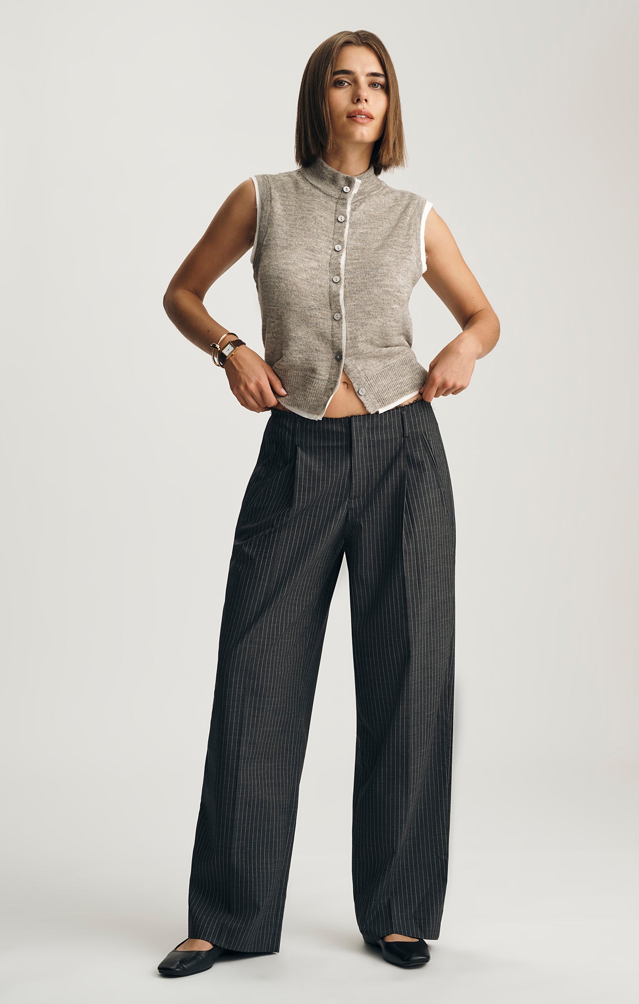 EDITION TAILORED PANTS IN ANTRASIT STRIPE