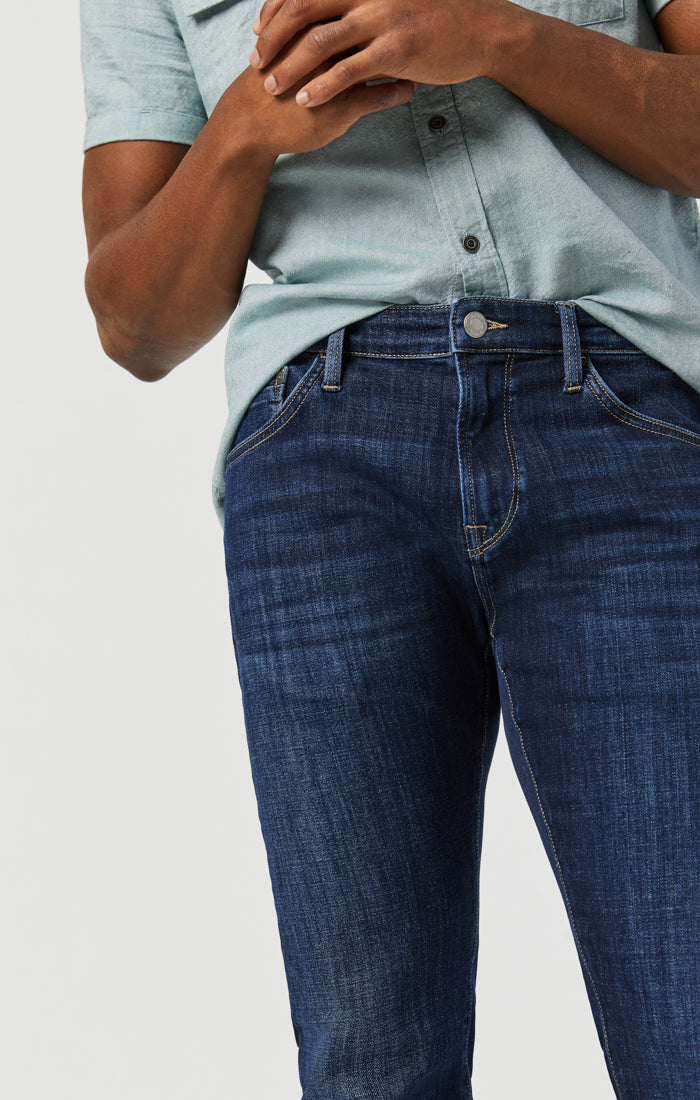 MARCUS SLIM STRAIGHT LEG JEANS IN DEEP FEATHER BLUE - Mavi Jeans