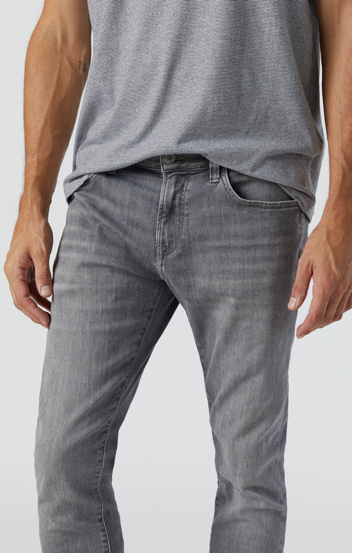 Light grey slim hot sale fit jeans mens