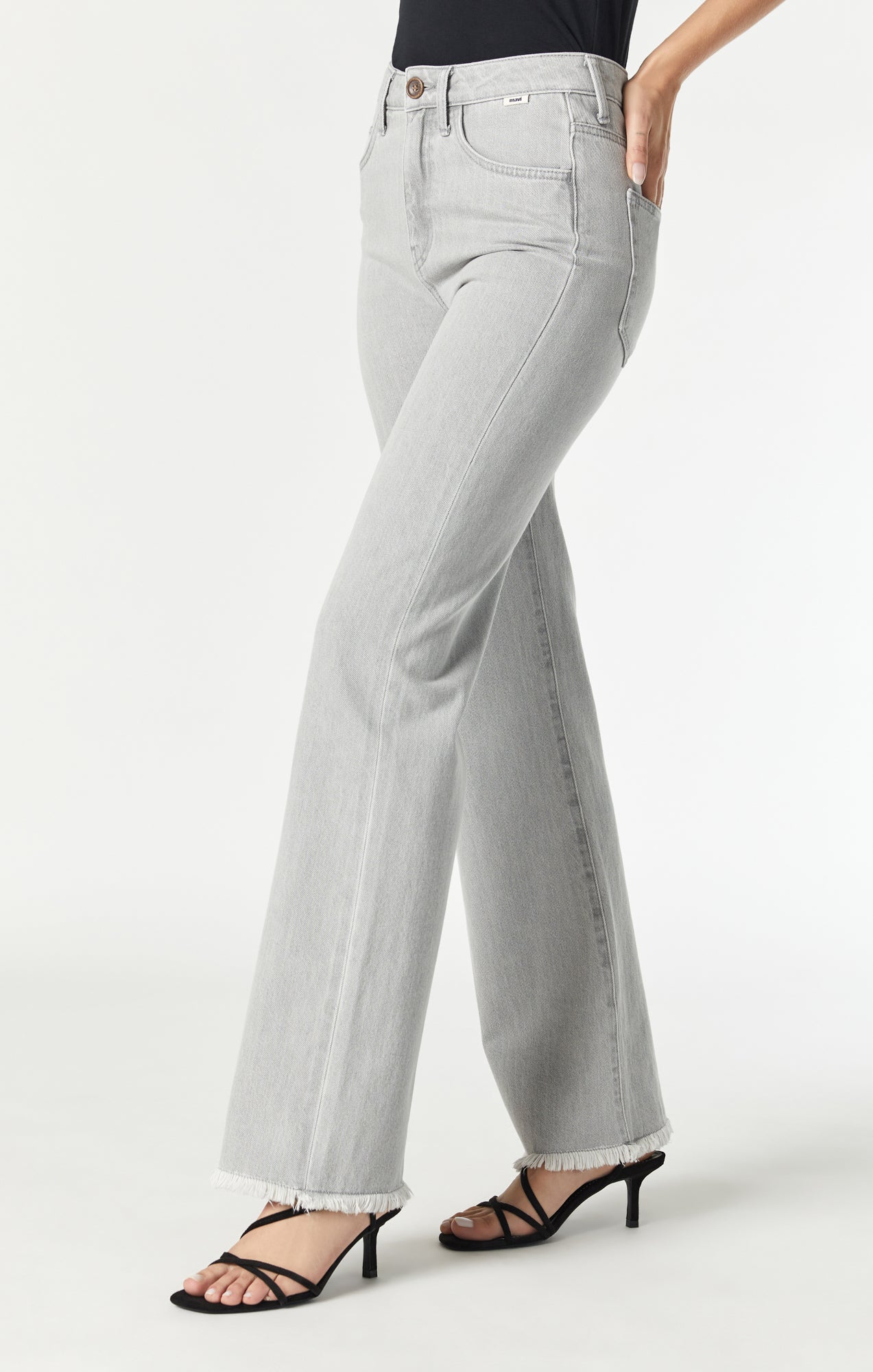 VICTORIA WIDE LEG IN STONE NATURAL DYE - Mavi Jeans
