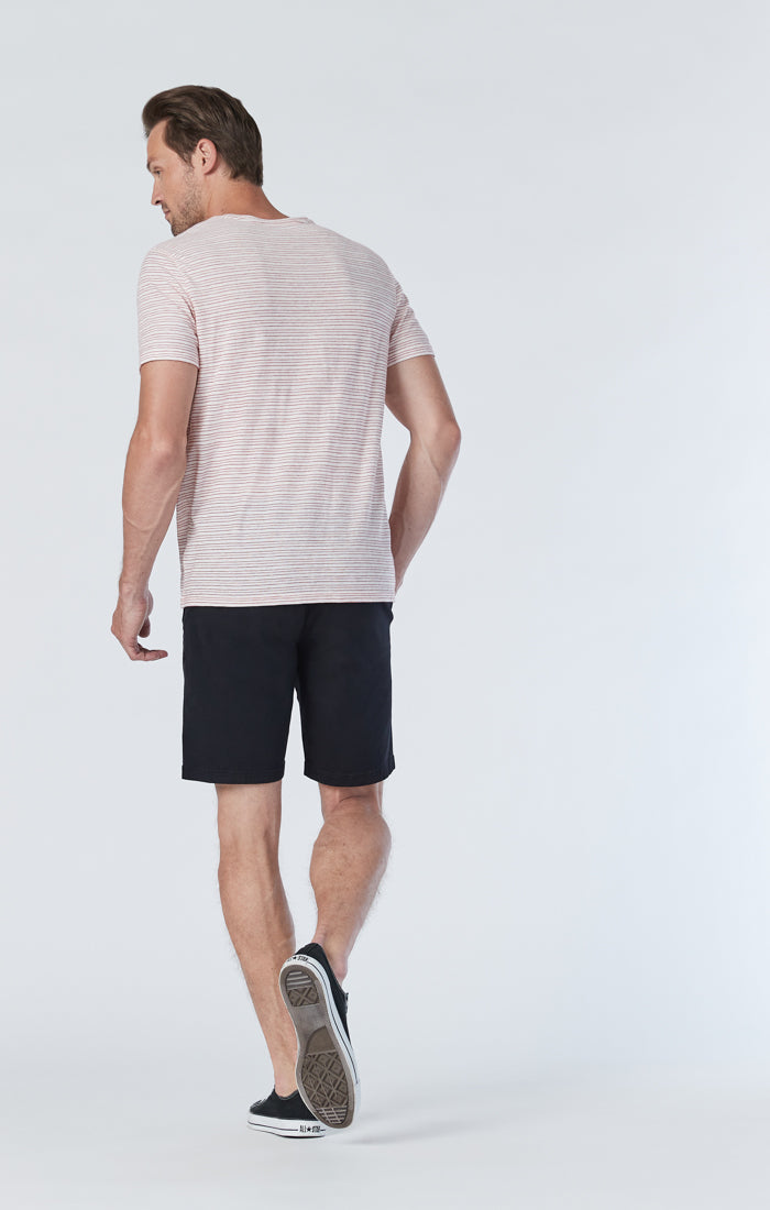 JACOB SHORTS IN BLACK TWILL - Mavi Jeans