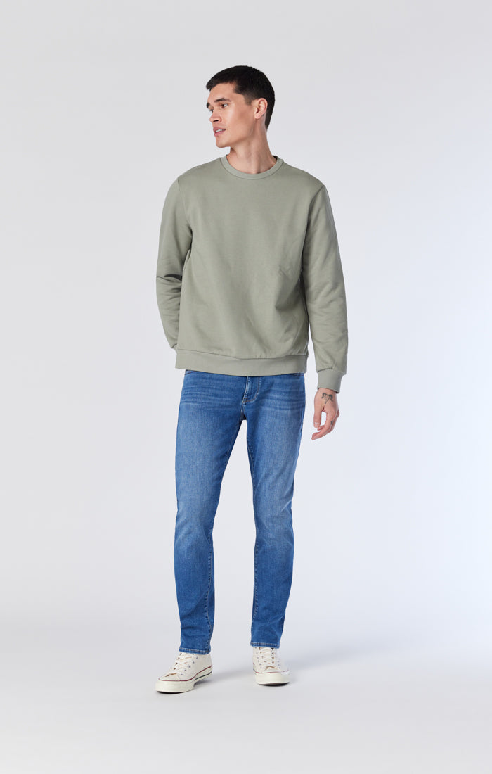 JAKE SLIM LEG IN MID BRUSHED ATHLETIC - Mavi Jeans