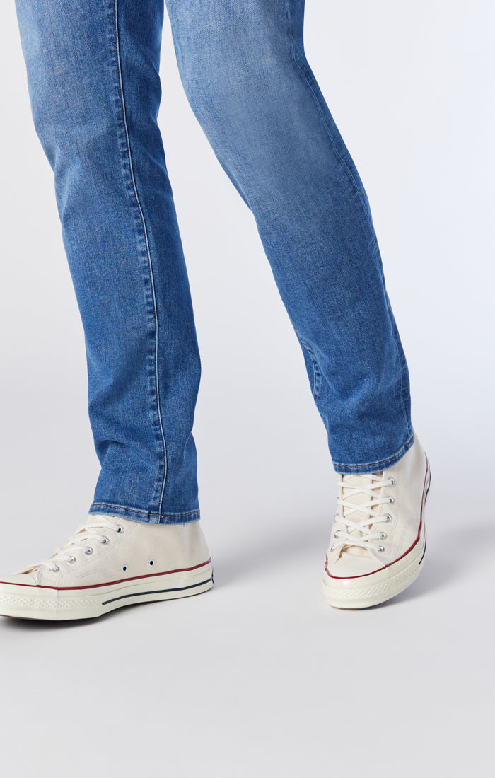 JAKE SLIM LEG IN MID BRUSHED ATHLETIC - Mavi Jeans