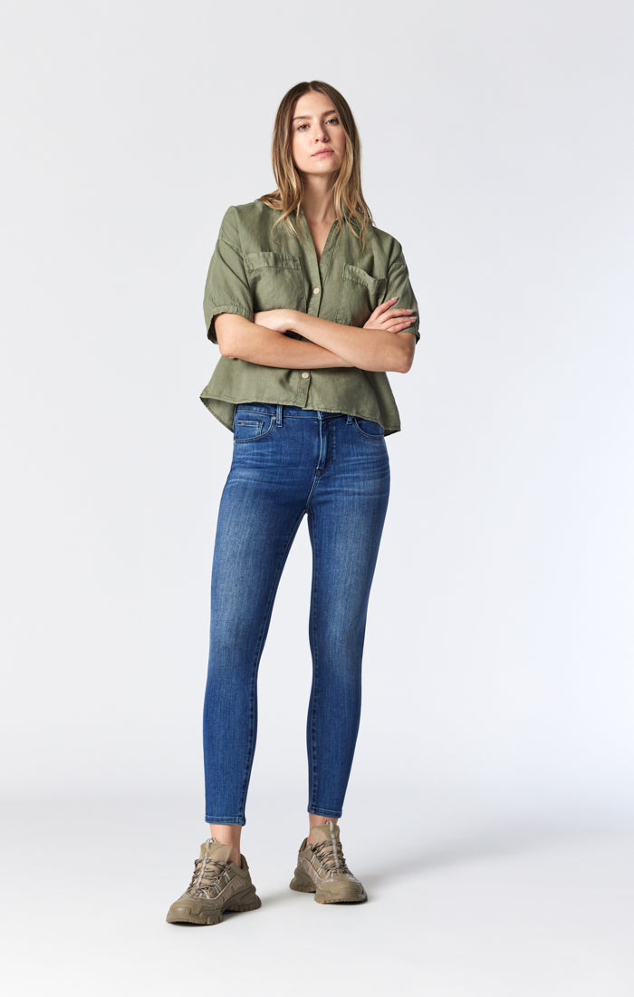 TESS SKINNY JEANS IN FOGGY BLUE SUPERSOFT CHIC - Mavi Jeans