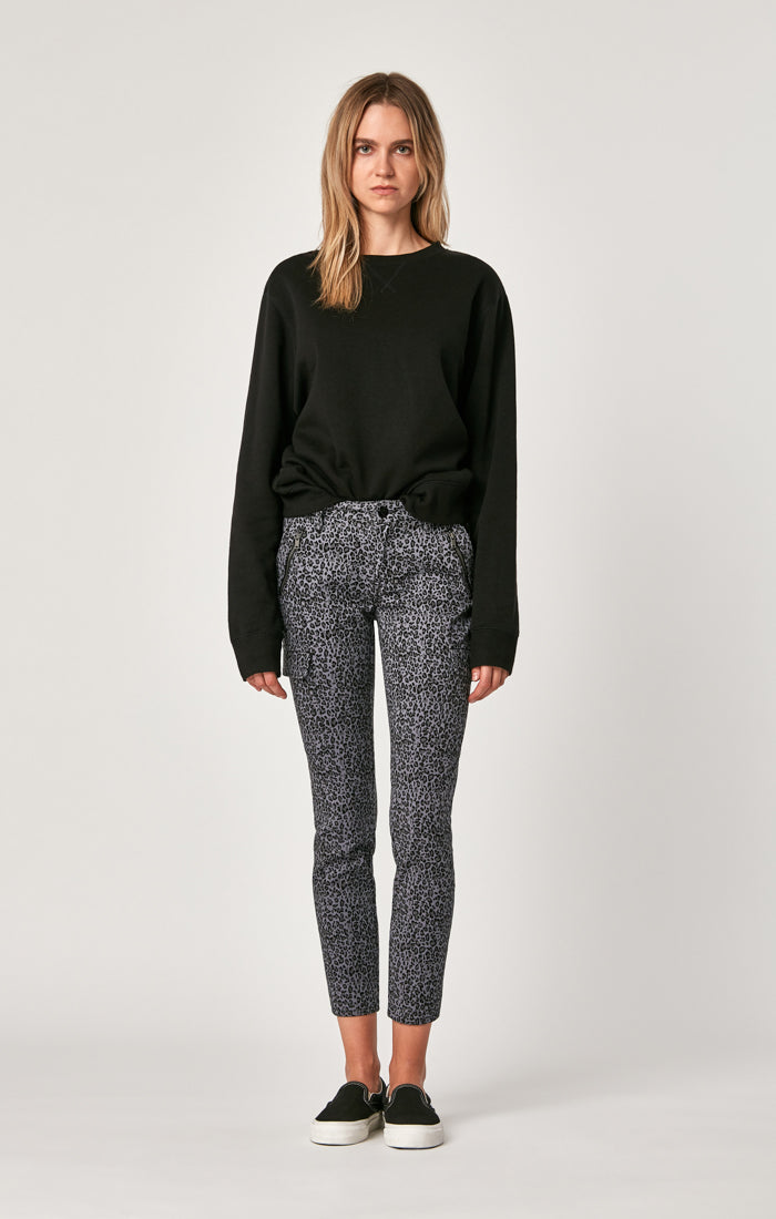 JULIETTE SKINNY CARGO PANTS IN SMOKE LEO - Mavi Jeans