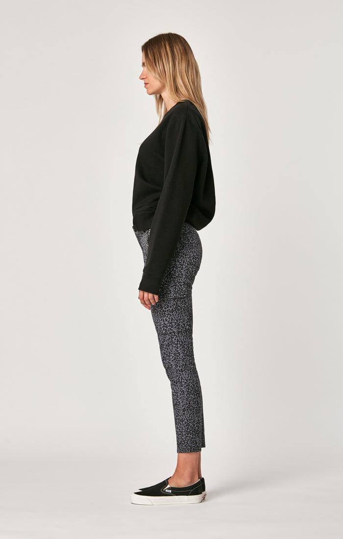JULIETTE SKINNY CARGO PANTS IN SMOKE LEO - Mavi Jeans