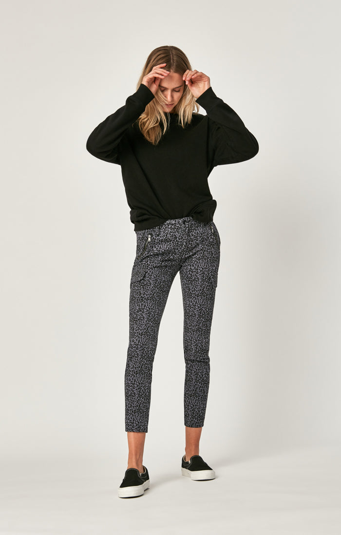 JULIETTE SKINNY CARGO PANTS IN SMOKE LEO - Mavi Jeans