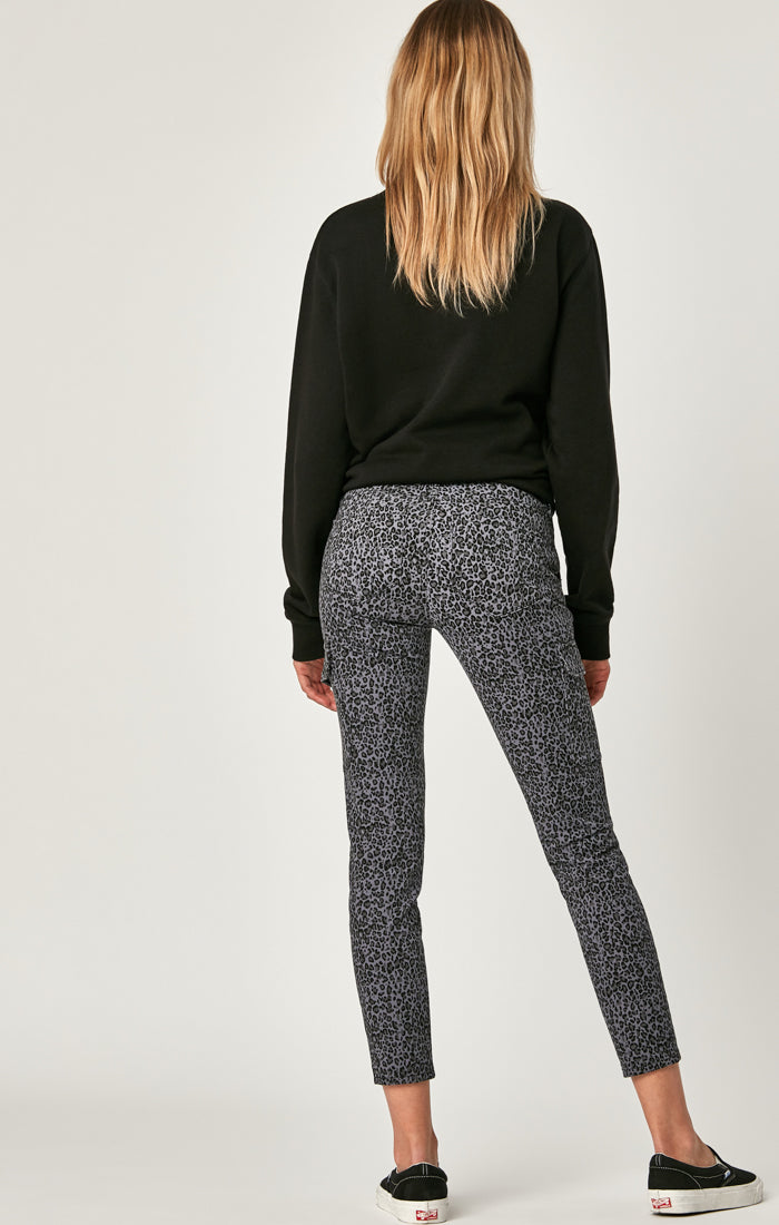 JULIETTE SKINNY CARGO PANTS IN SMOKE LEO - Mavi Jeans