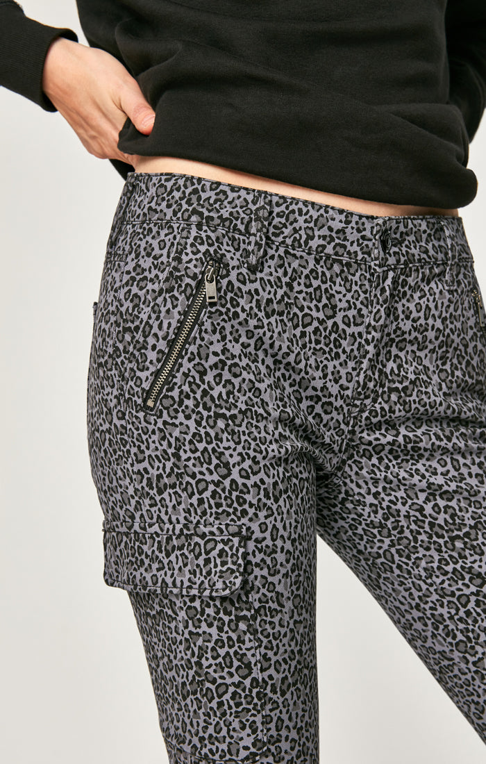 JULIETTE SKINNY CARGO PANTS IN SMOKE LEO - Mavi Jeans
