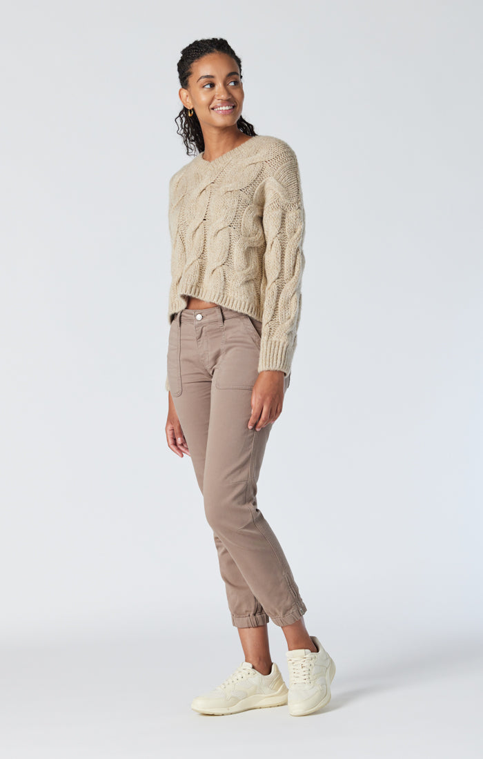 IVY SLIM CARGO IN FUNGI CASUAL COMFORT - Mavi Jeans