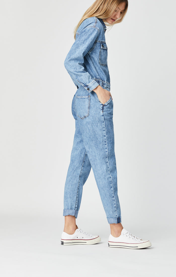 EVA JUMPSUIT IN LIGHT INDIGO ALL BLUE - Mavi Jeans