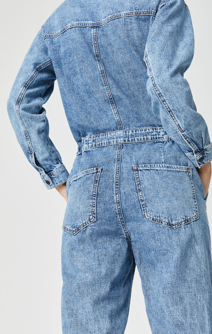 EVA JUMPSUIT IN LIGHT INDIGO ALL BLUE - Mavi Jeans