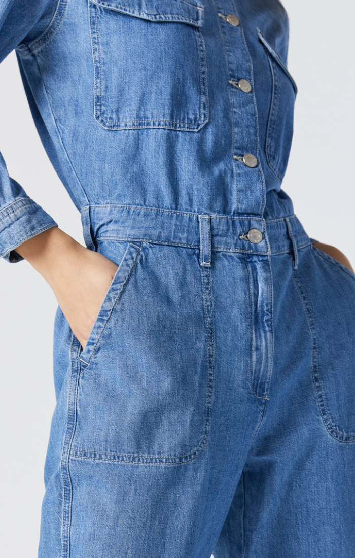 IDA OVERALL IN LIGHT BLUE DENIM - Mavi Jeans