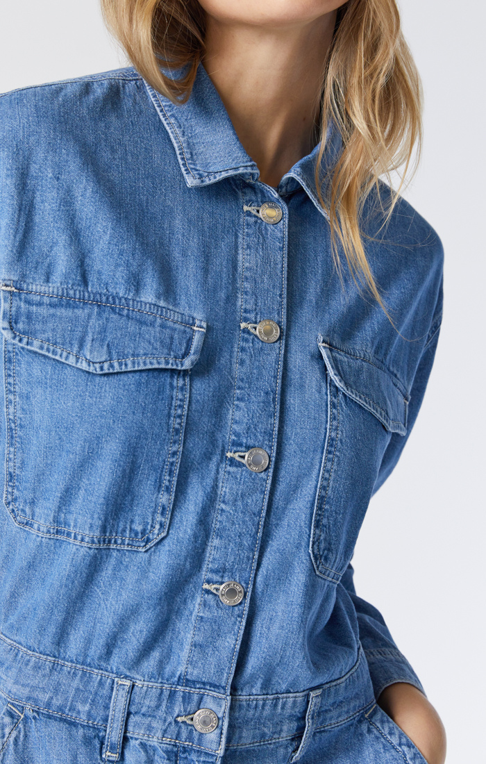 IDA OVERALL IN LIGHT BLUE DENIM - Mavi Jeans