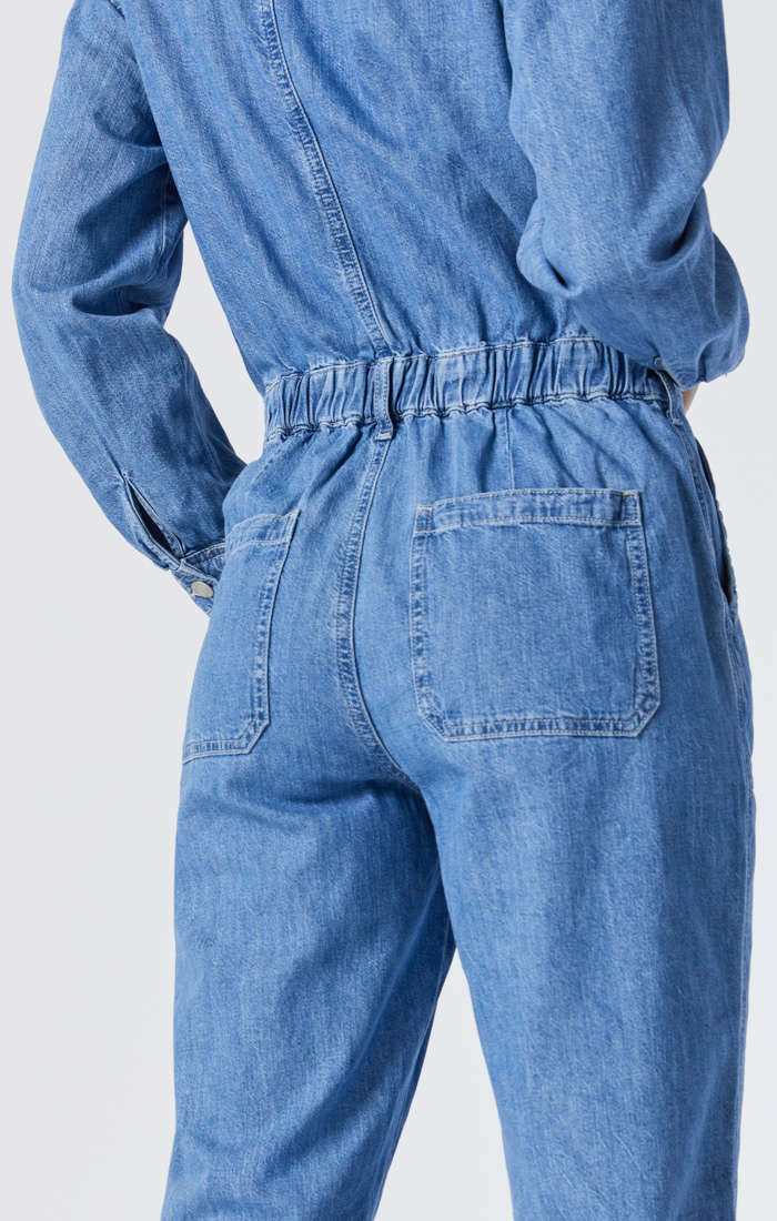 IDA OVERALL IN LIGHT BLUE DENIM - Mavi Jeans