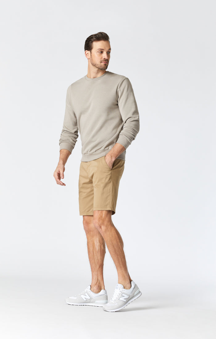 JACOB SHORTS IN BRITISH KHAKI TWILL - Mavi Jeans
