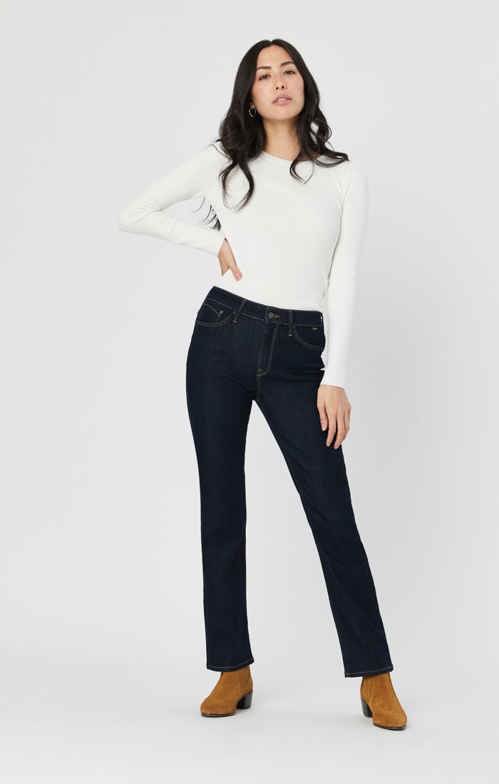 KENDRA STRAIGHT LEG JEANS IN RINSE SUPERSOFT - Mavi Jeans