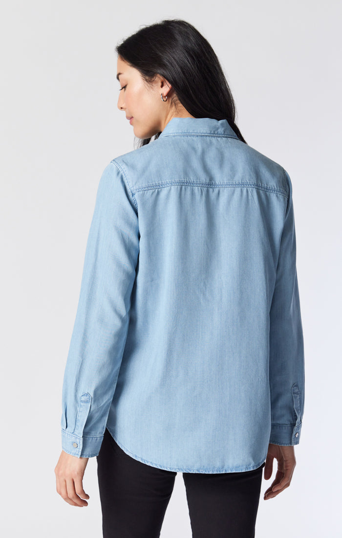 SHELBY DENIM SHIRT IN LIGHT DENIM - Mavi Jeans