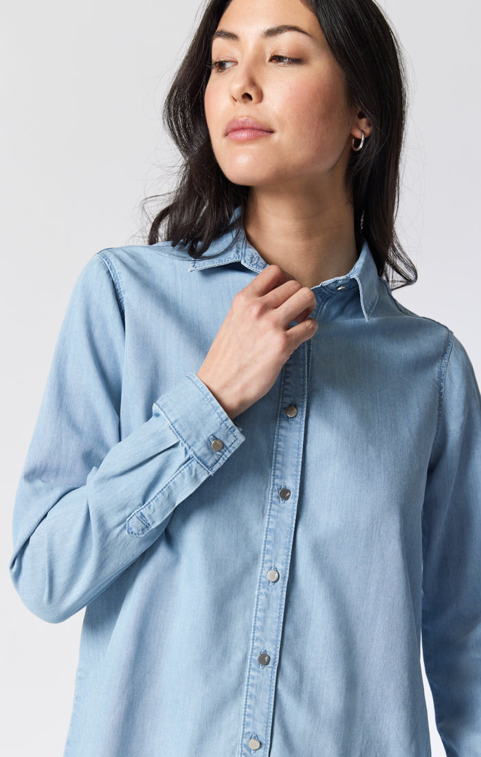 SHELBY DENIM SHIRT IN LIGHT DENIM - Mavi Jeans