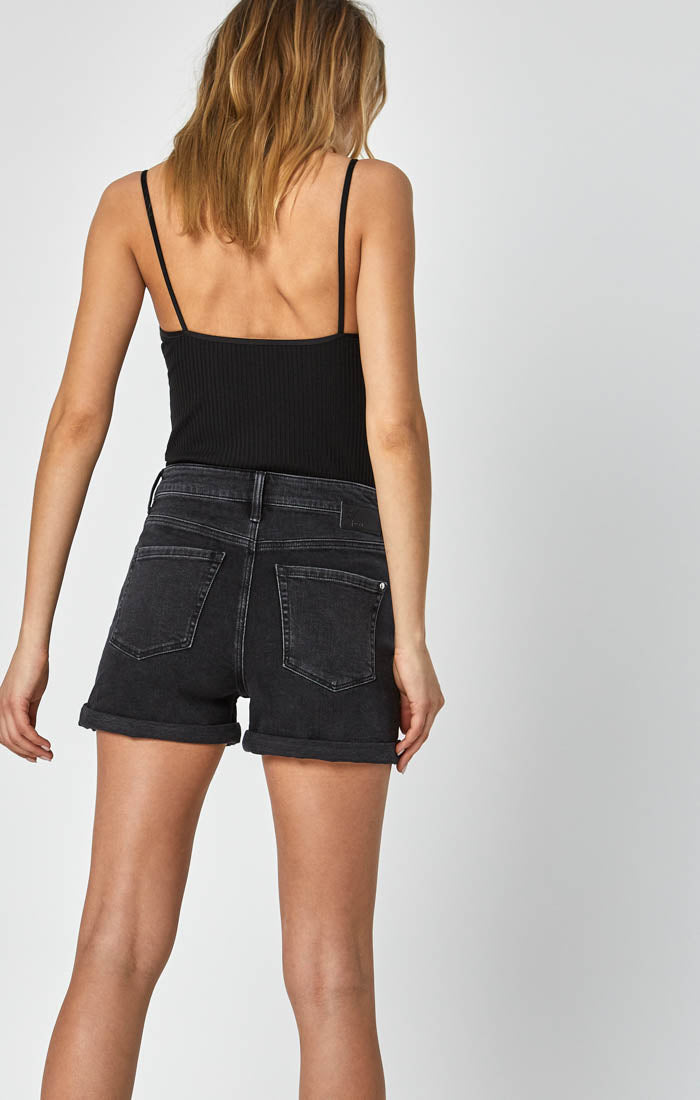 ELLA SHORTS IN DARK SMOKE 80'S - Mavi Jeans