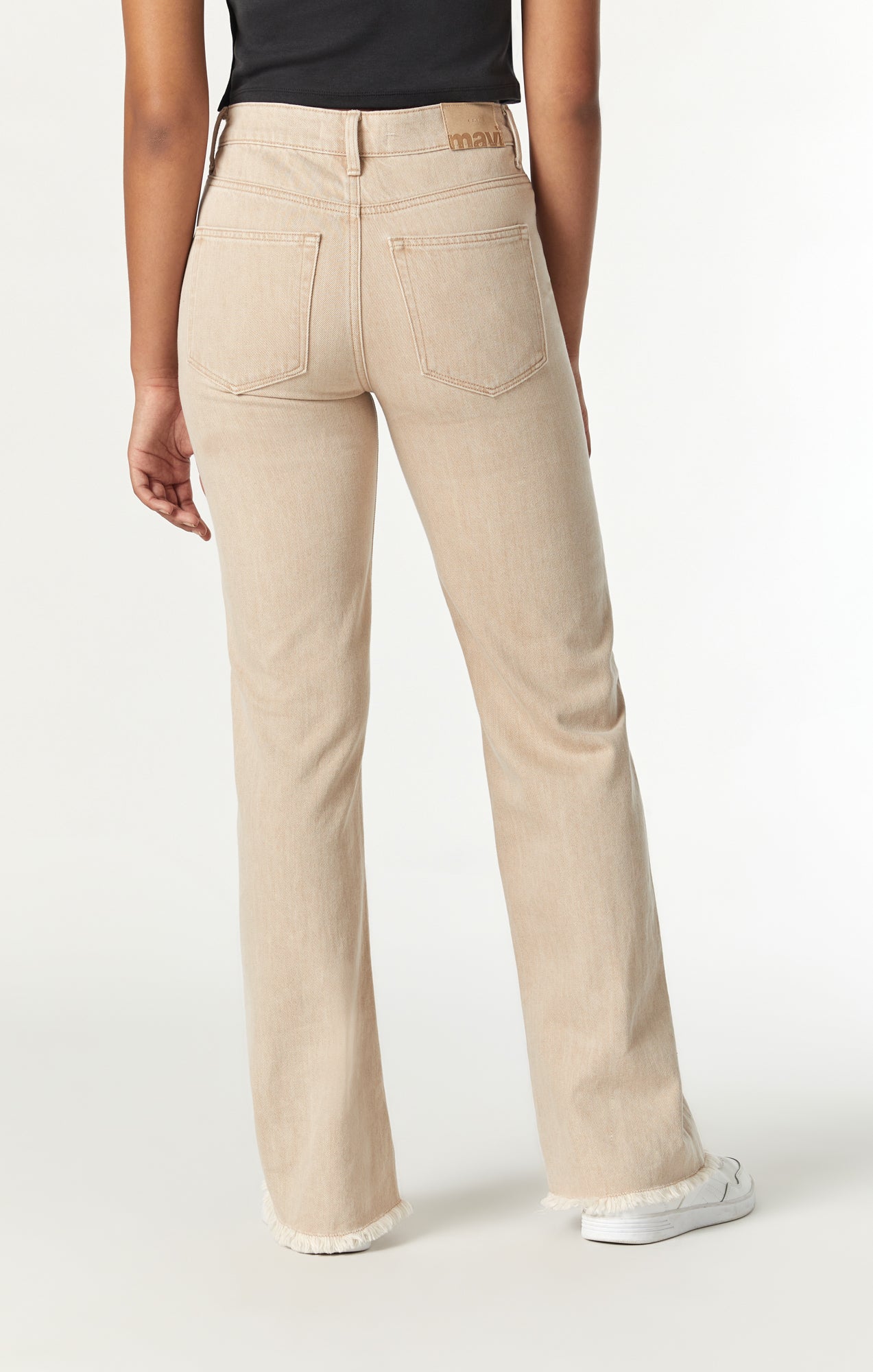 VICTORIA WIDE LEG JEANS IN BEIGE NATURAL DYE - Mavi Jeans