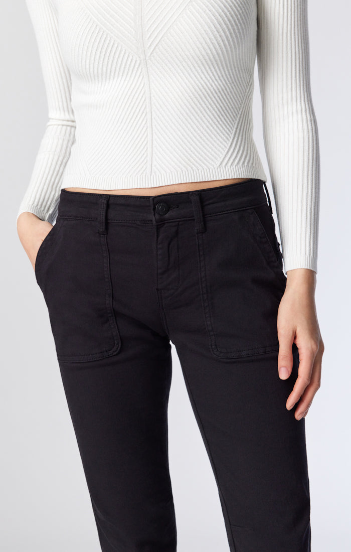 Shop Generic (Black)Cargo Pants Women Plus Size Belt Less High