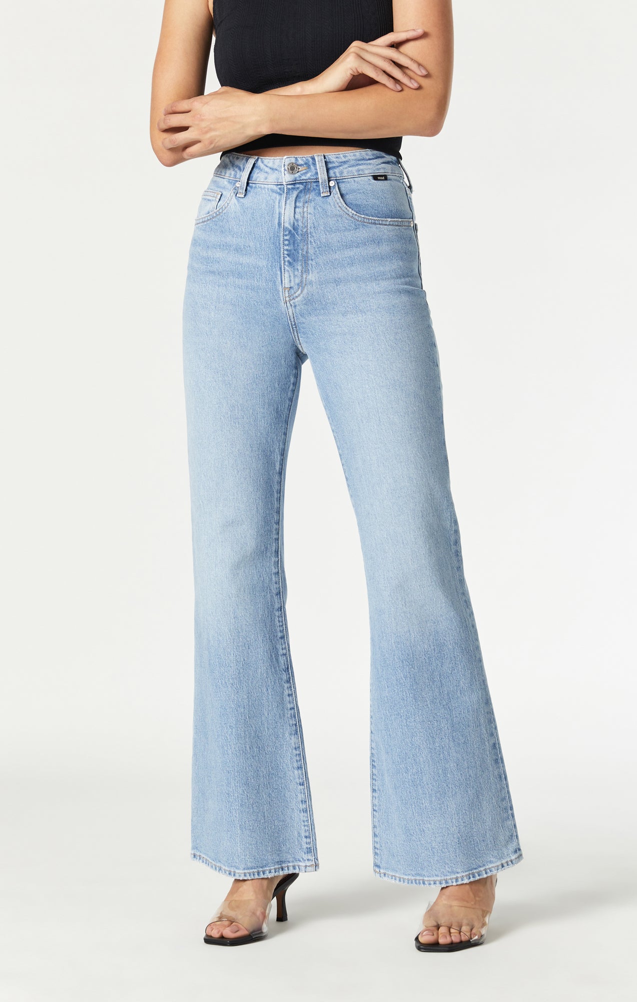 LOS ANGELES FLARE IN LIGHT BLEACHED TRUE BLUE - Mavi Jeans