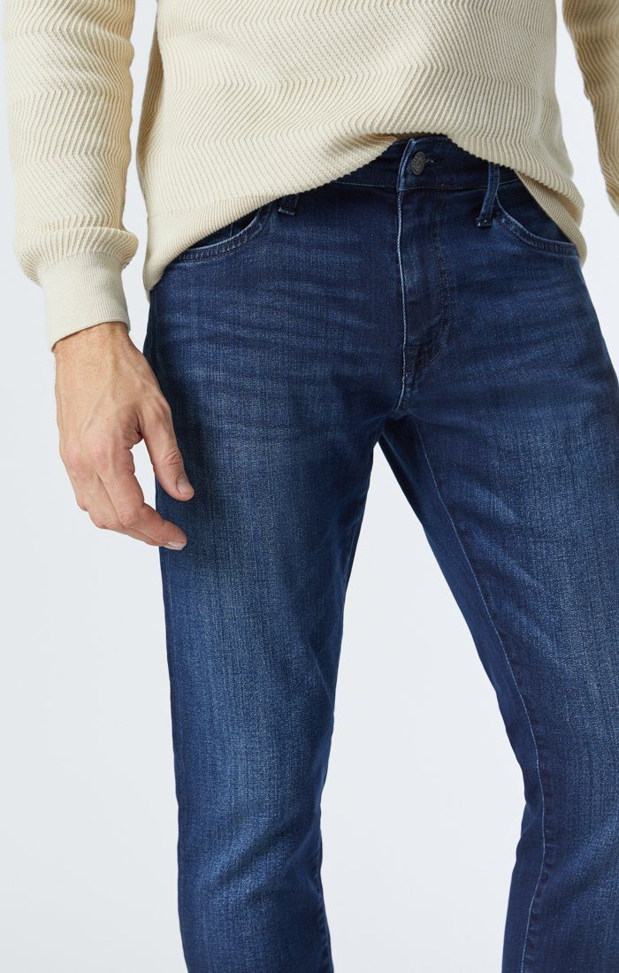 Mavi Men's Jake Slim Leg in Dark Tonal Nashville