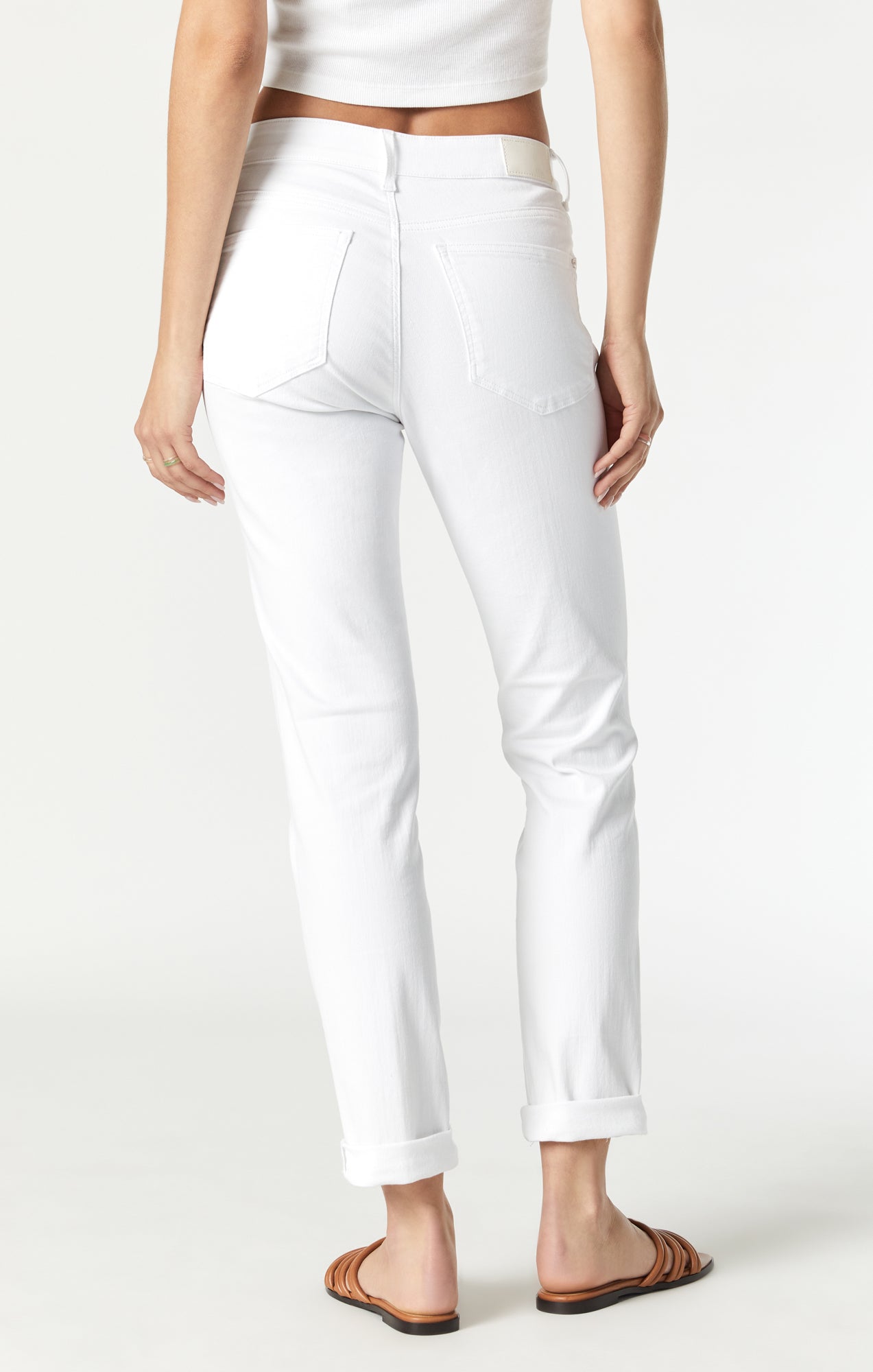 KATHLEEN SLIM BOYFRIEND IN WHITE FEATHER BLUE - Mavi Jeans