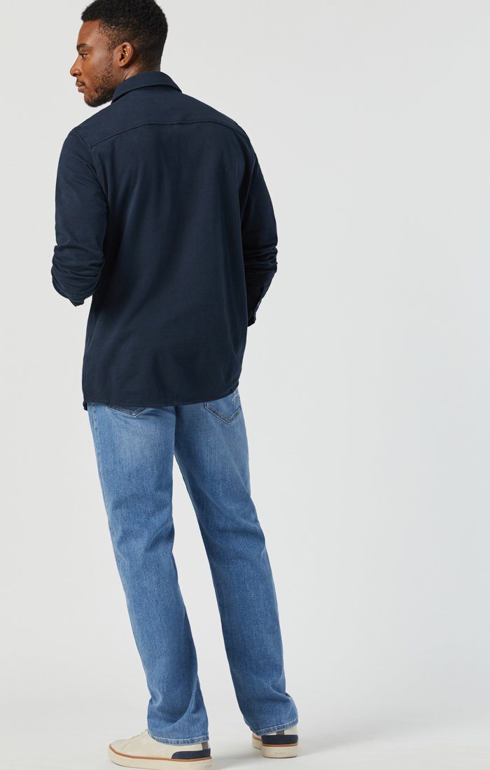 Relaxed Straight Jeans for Men, Mens Jeans