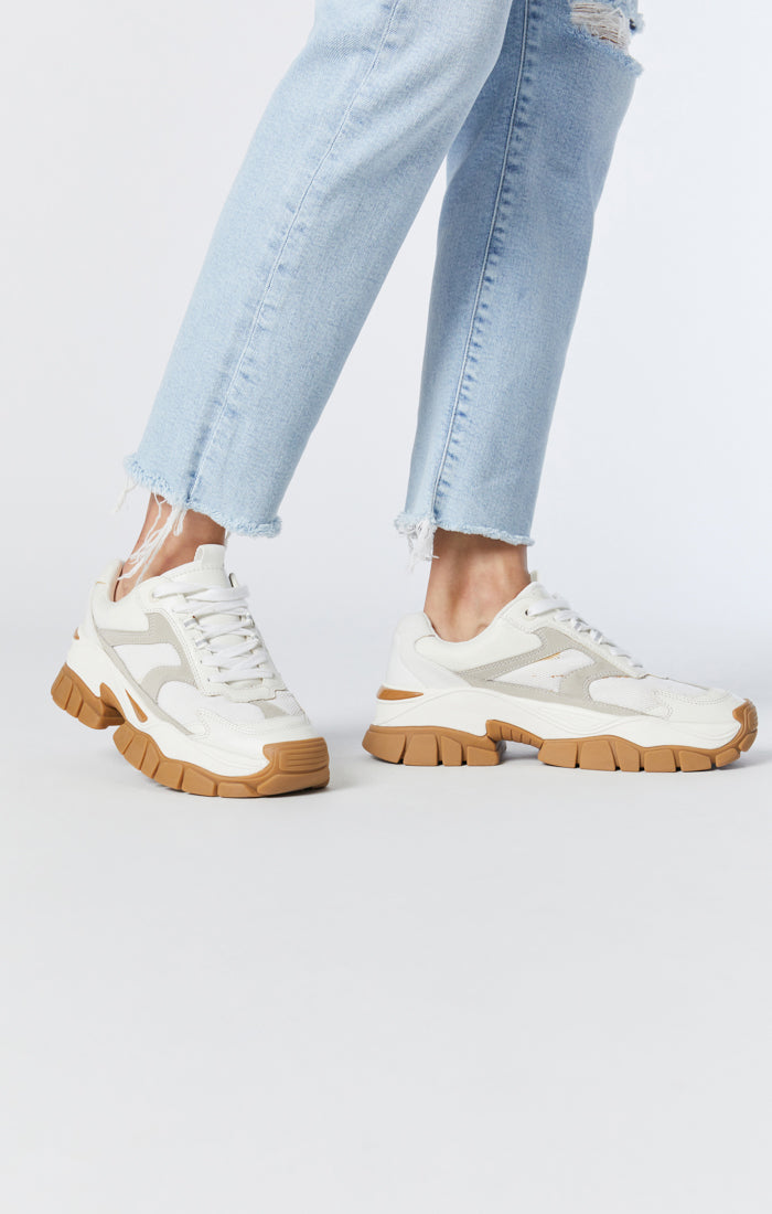 VIOLA STRAIGHT LEG JEANS IN LIGHT RIPPED RECYCLED BLUE - Mavi Jeans