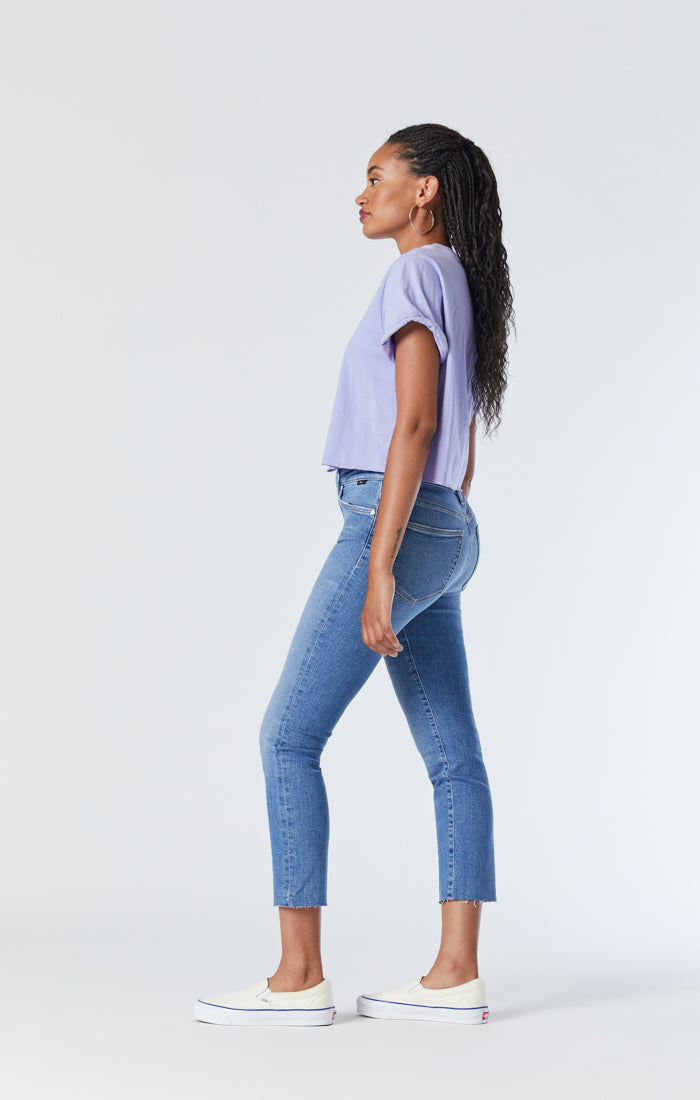 Mavi Women's Viola High-Rise Slim Straight Leg Jeans – Athlete's Haven
