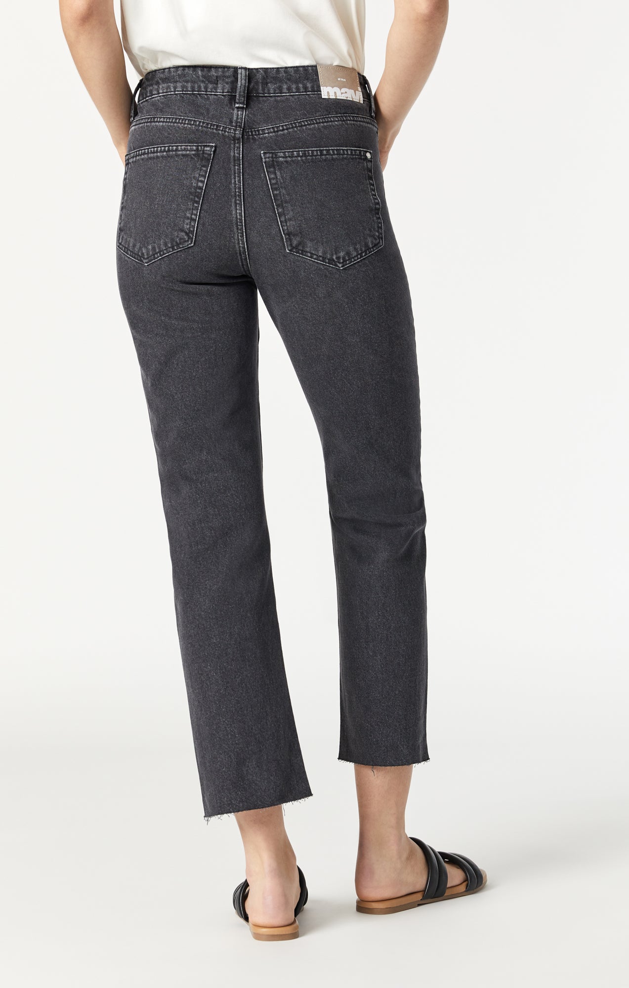 NEW YORK STRAIGHT LEG IN SMOKE RIPPED DENIM - Mavi Jeans