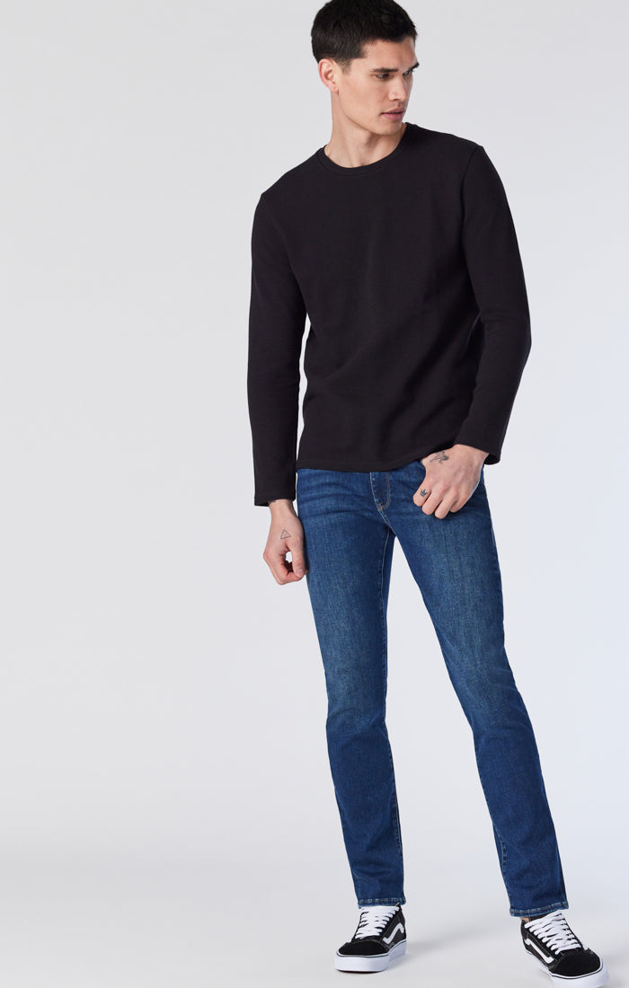 Mavi Men's Jake Slim Leg in Dark Brushed Athletic – Mavi Canada