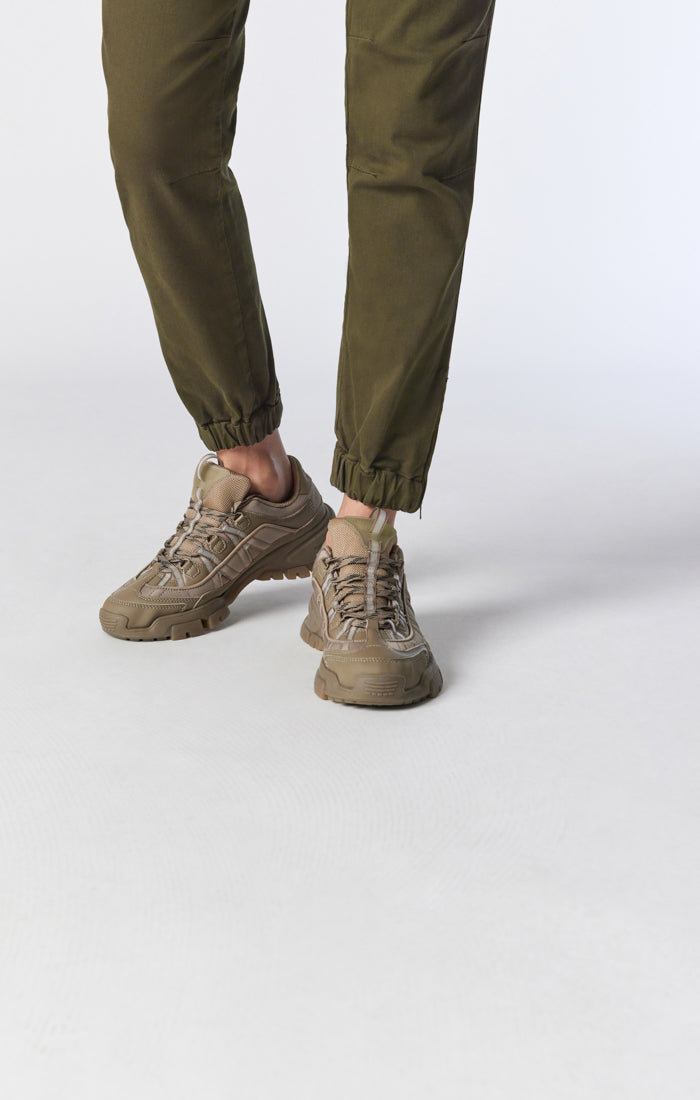 IVY SLIM CARGO PANTS IN DARK JADE TWILL - Mavi Jeans