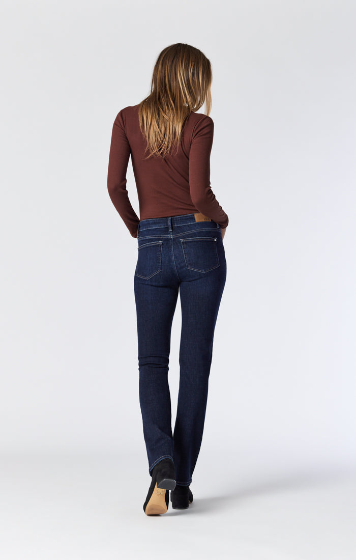 Top 228+ dark blue denim jeans womens