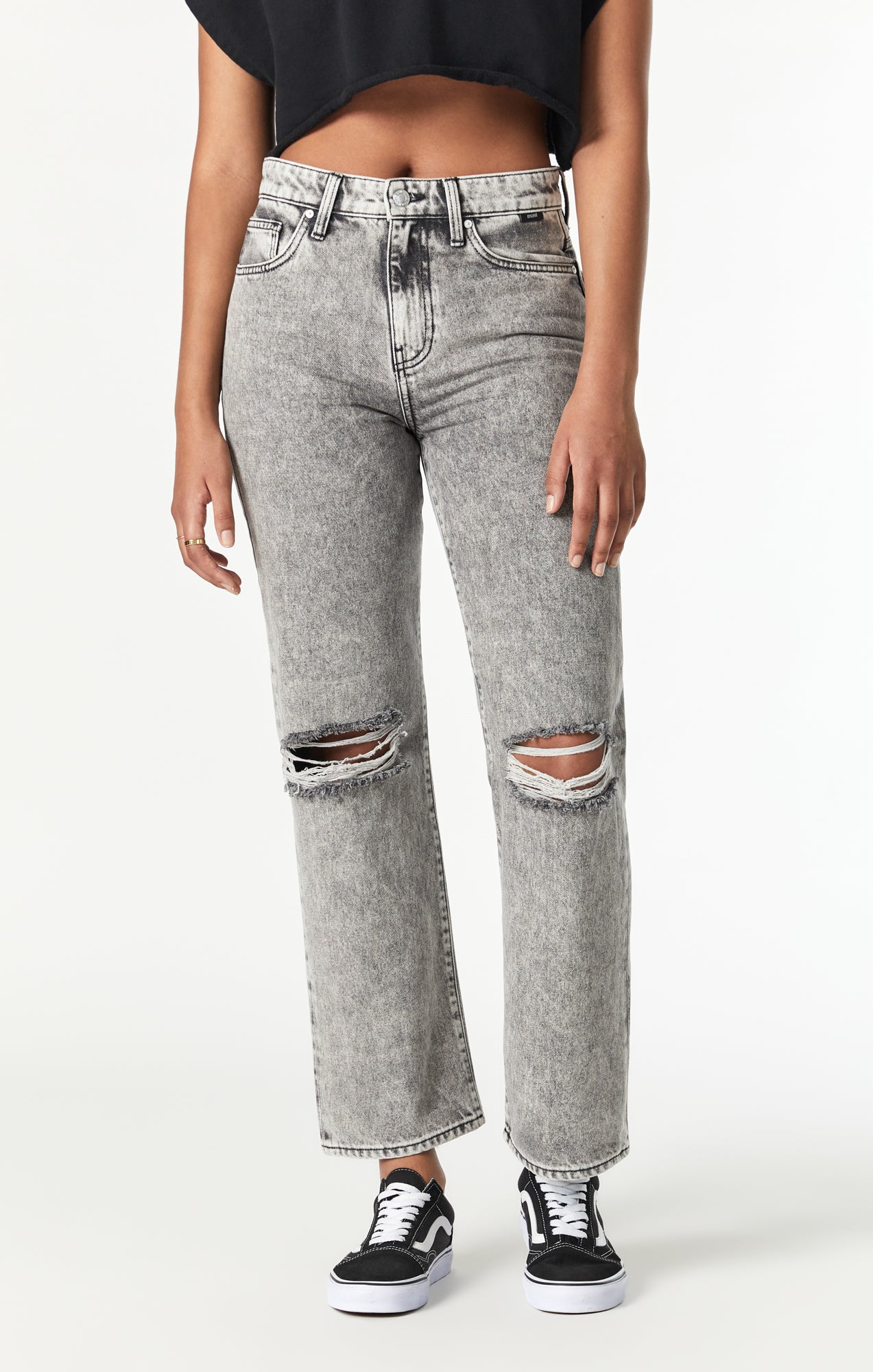 BARCELONA WIDE LEG IN LIGHT SMOKE TRUE BLUE - Mavi Jeans