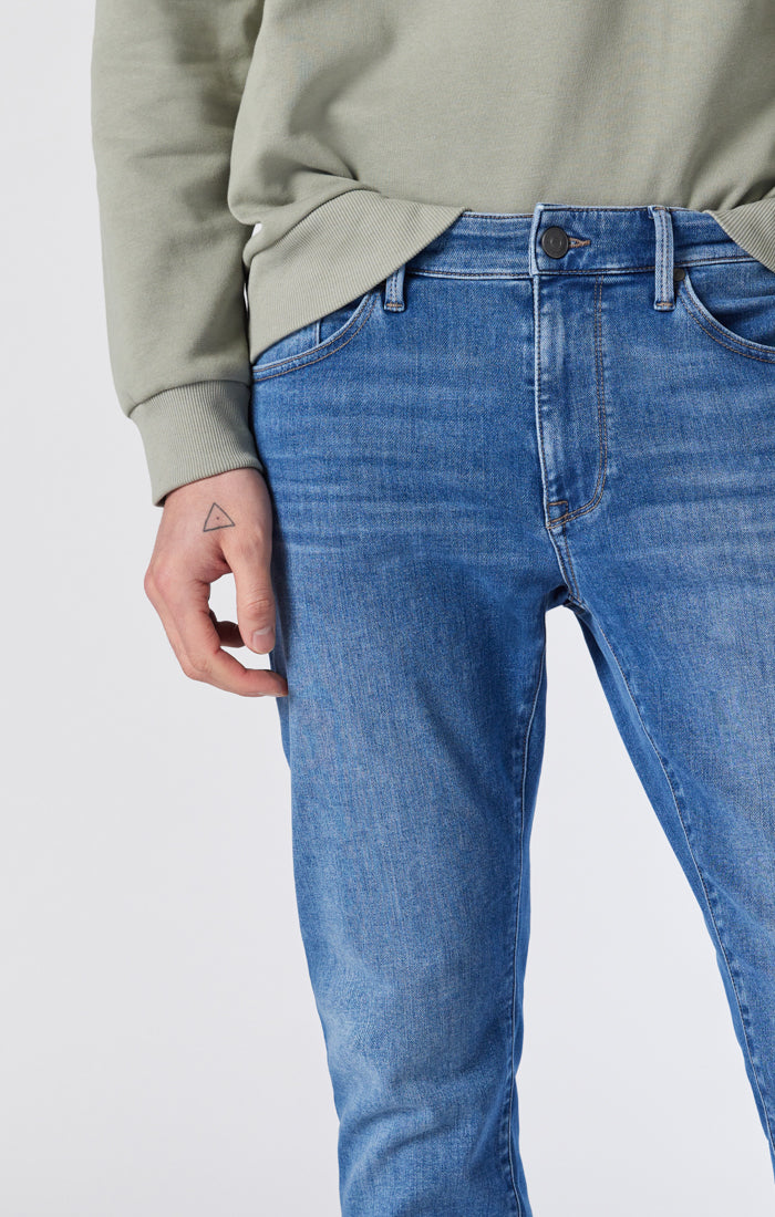 JAKE SLIM LEG IN MID BRUSHED ATHLETIC - Mavi Jeans