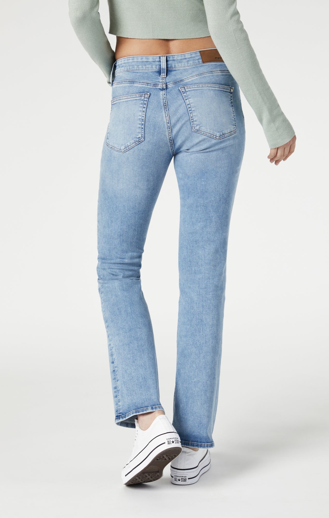 Mavi Women's Molly Bootcut In Light Used Feather Blue