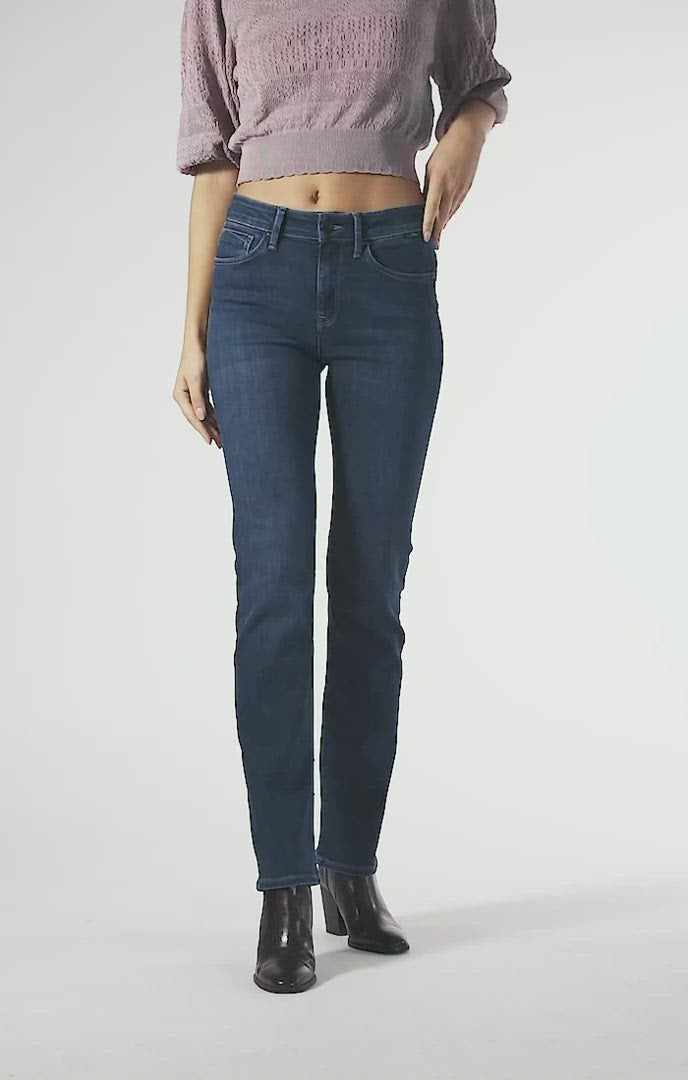 KENDRA STRAIGHT LEG IN DARK BLUE SUPERSOFT - Mavi Jeans