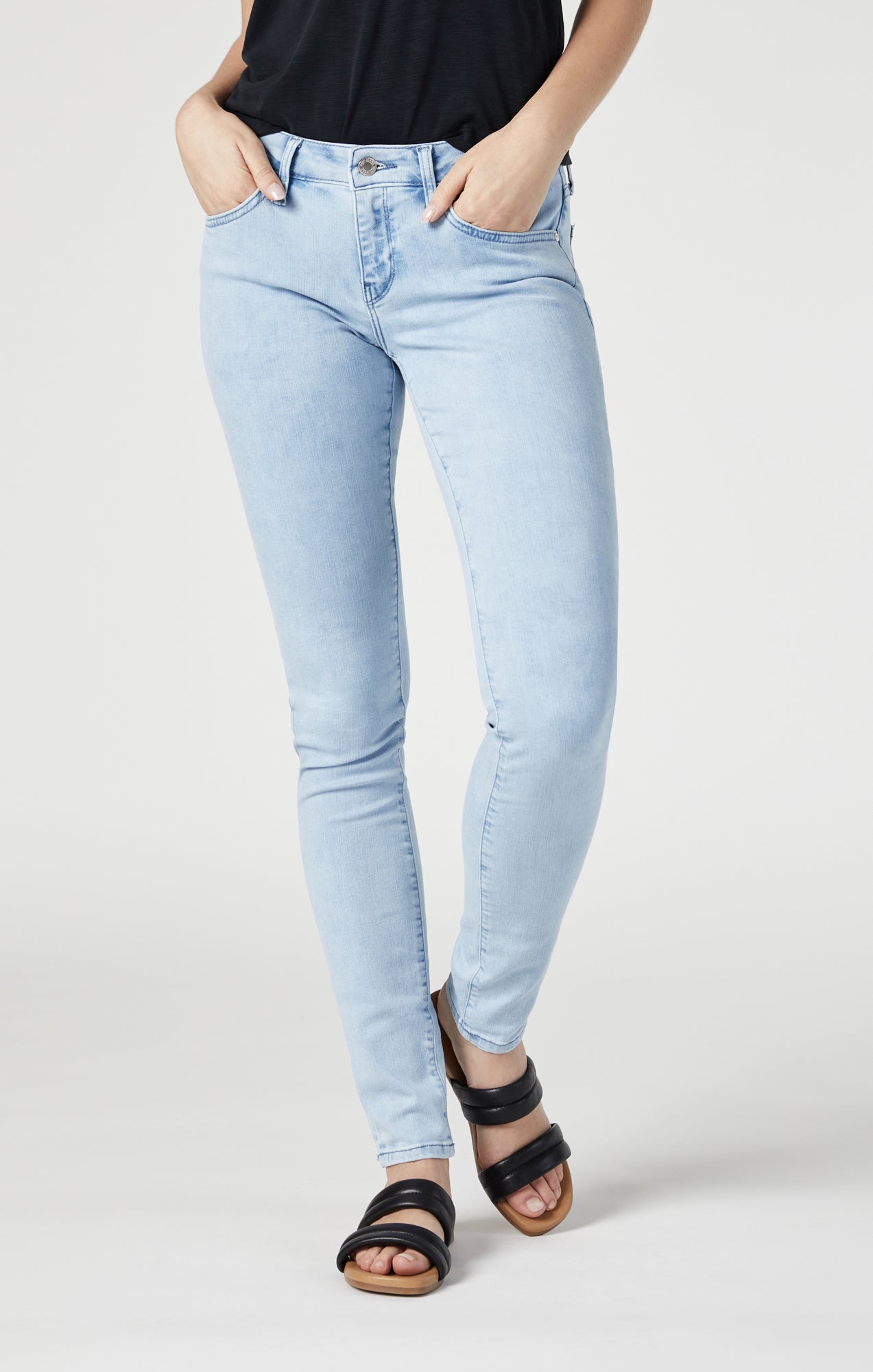 Sky blue sale skinny jeans