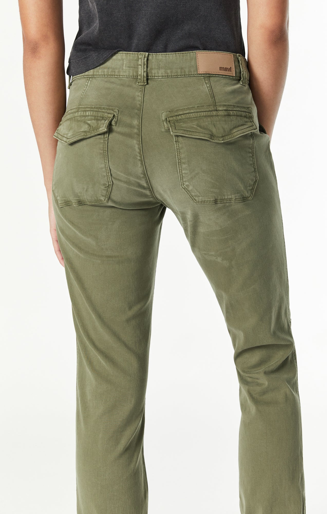 Ivy Green Stretch Slim Ankle Pant