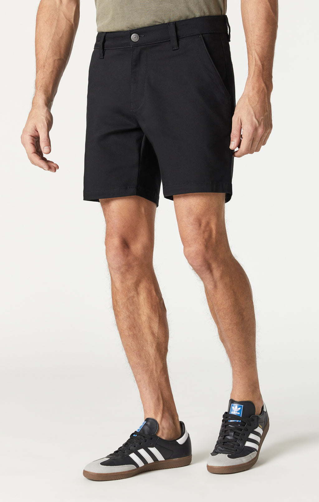 NATE SHORTS IN BLACK TECH - Mavi Jeans