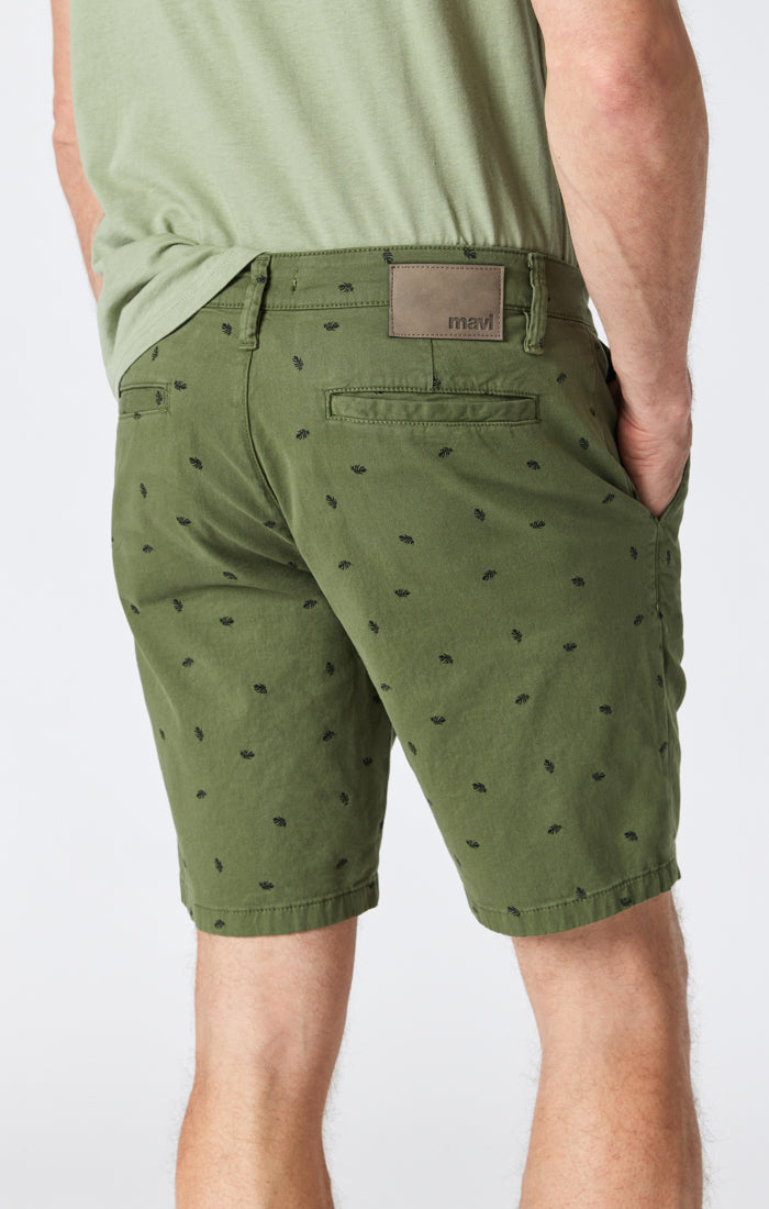 JACOB SHORTS IN OLIVINE TWILL - Mavi Jeans