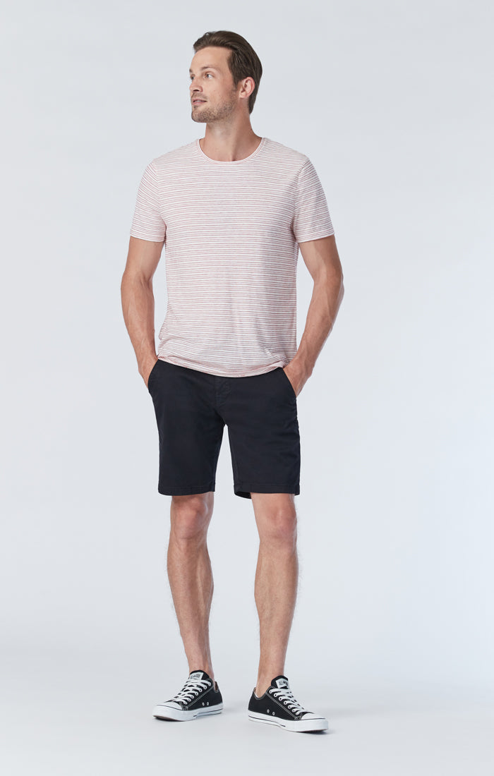 JACOB SHORTS IN BLACK TWILL - Mavi Jeans
