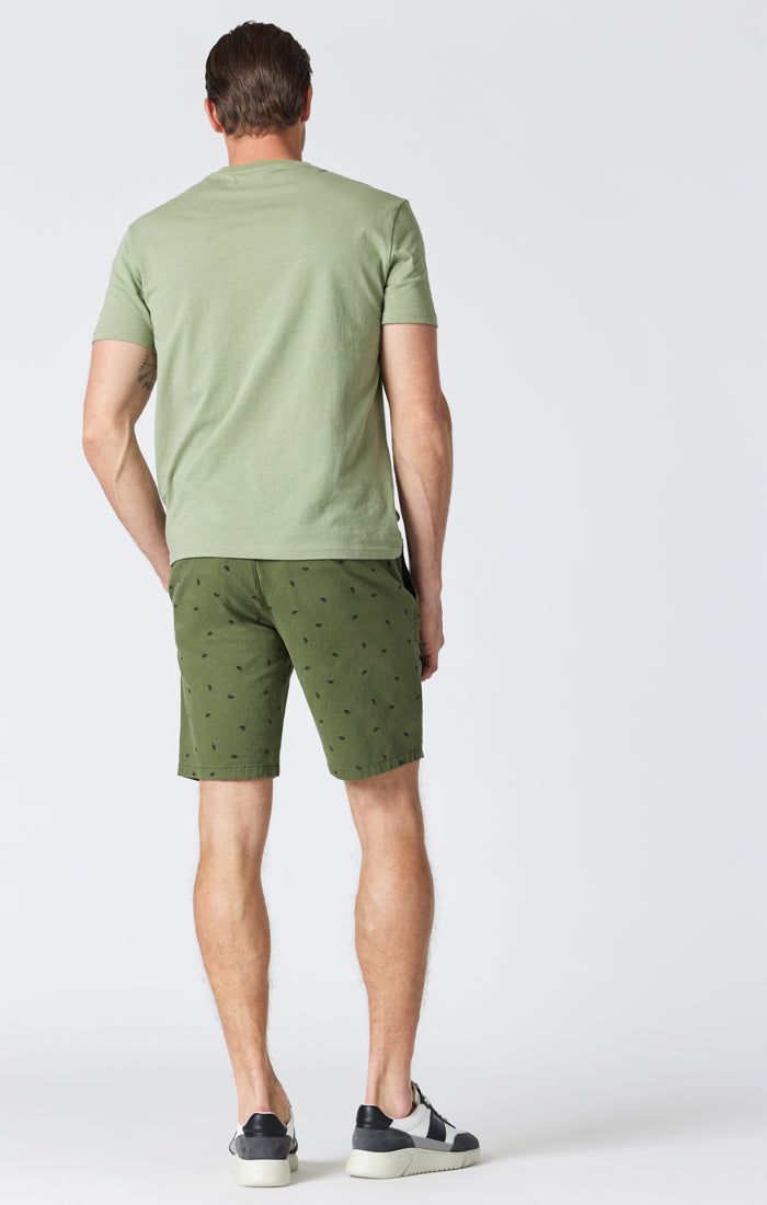 JACOB SHORTS IN OLIVINE TWILL - Mavi Jeans