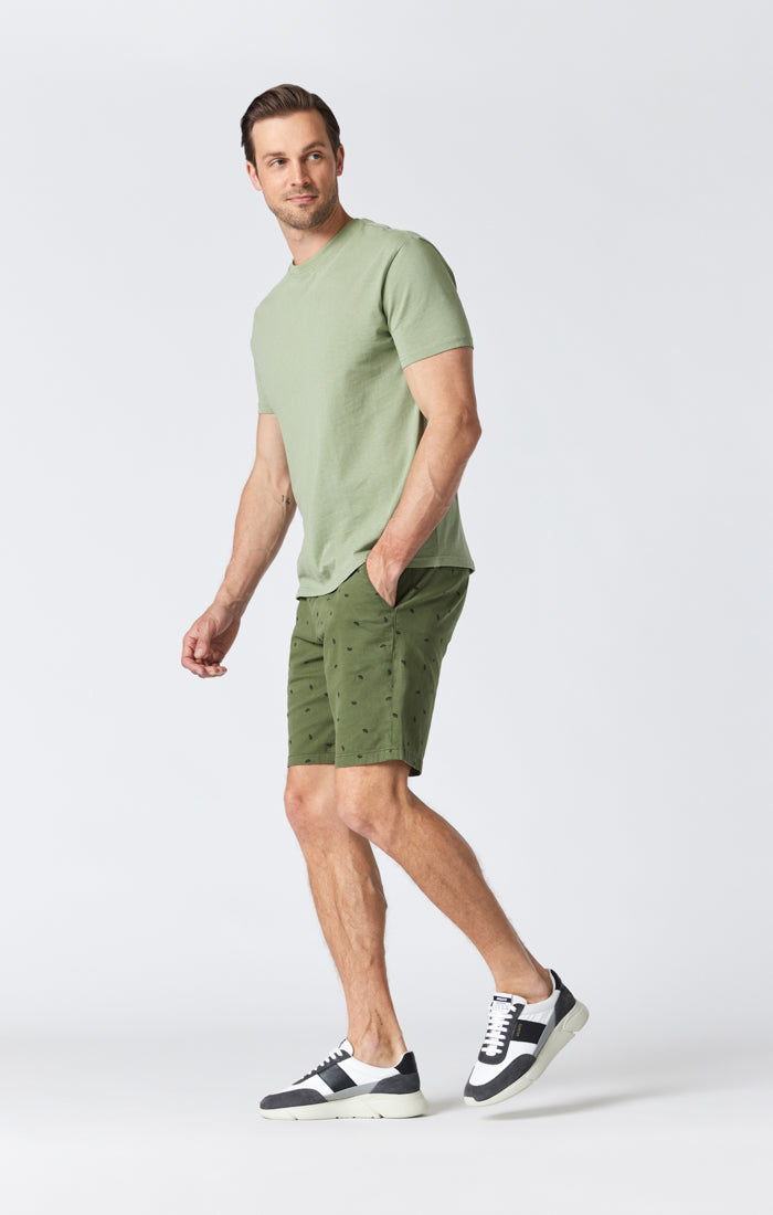 JACOB SHORTS IN OLIVINE TWILL - Mavi Jeans