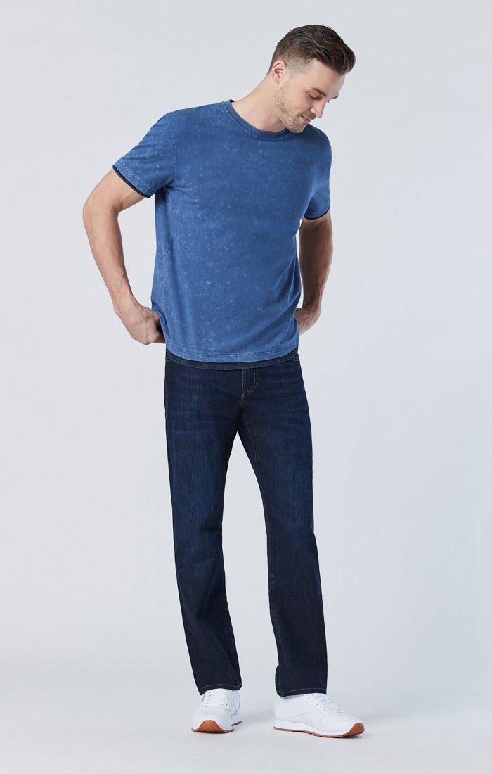 THE REGULAR FIT JEANS - Mid-blue
