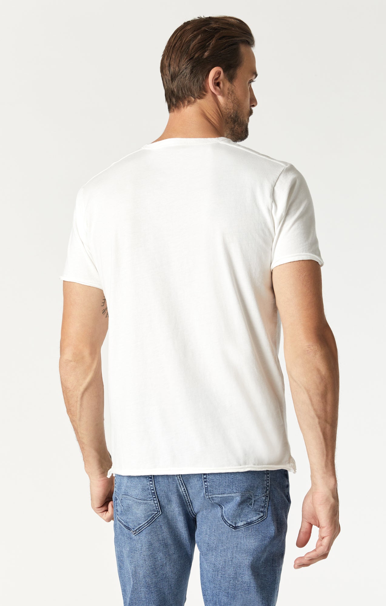 Raw denim hot sale t shirt